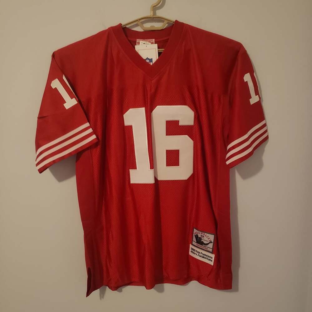 Mitchell & Ness NFL Men's 49ers Joe Montana 1989 Legacy Replica Jersey Sz52